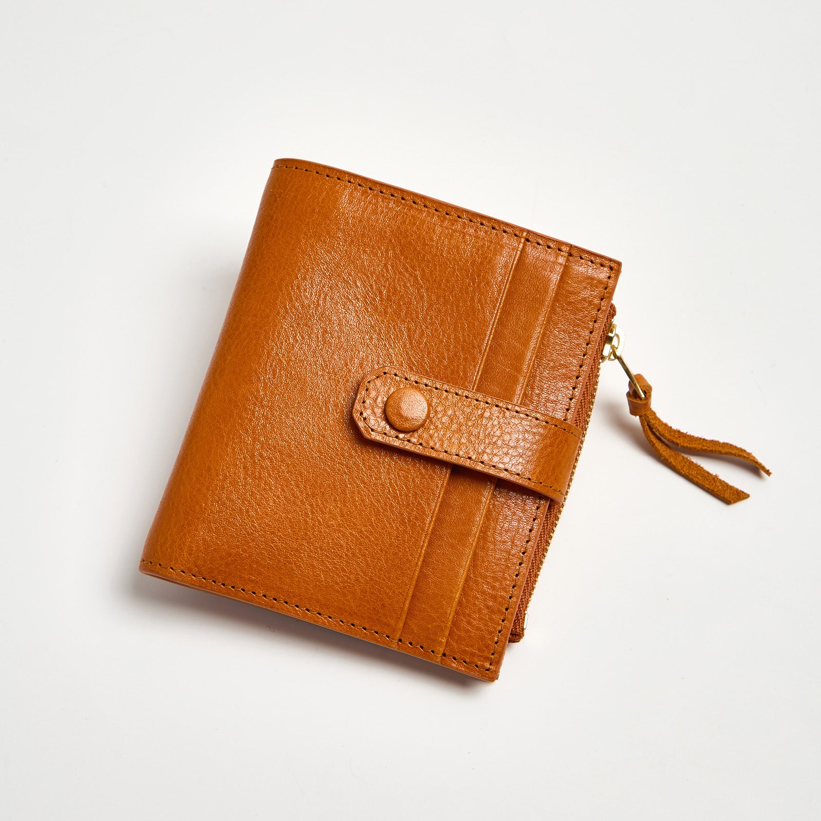 Tevalin Soft Leather Wallet with Photo, Coin Pocket, and 8 Card Slots